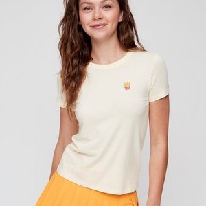 Aritzia Sunday Best tshirt with Fries logo